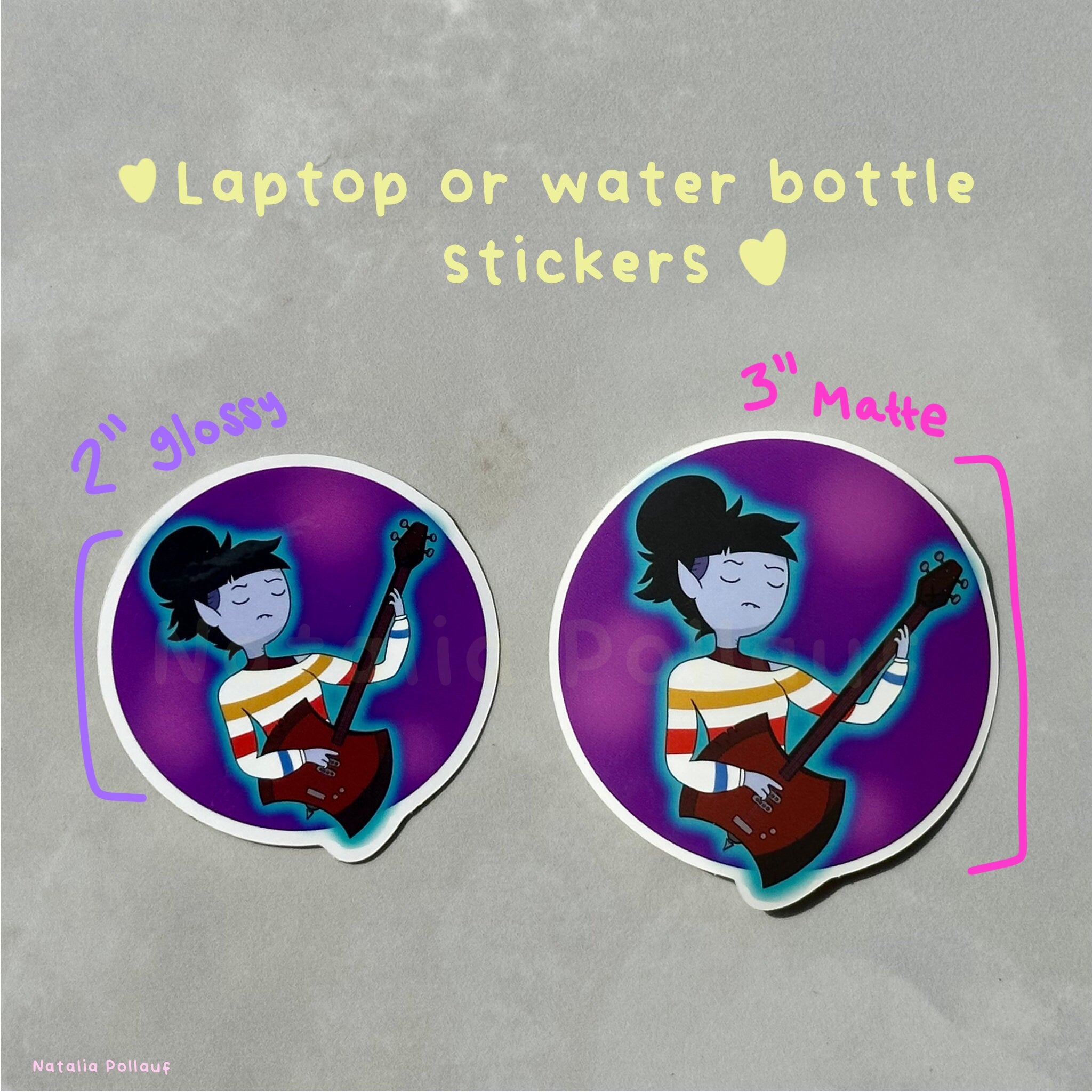 Marceline Guitar Vinyl Sticker