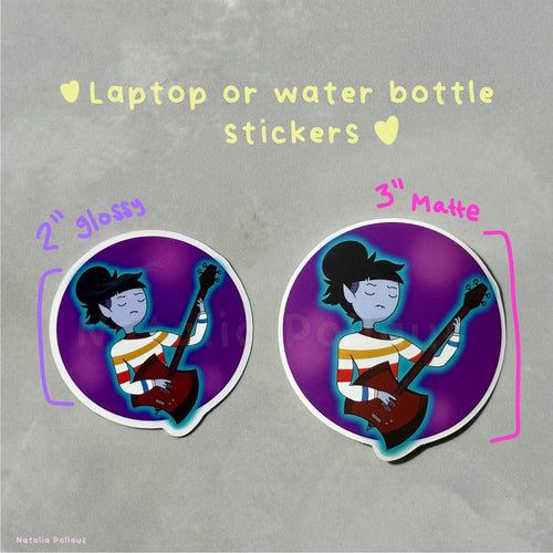 Marceline Guitar Vinyl Sticker