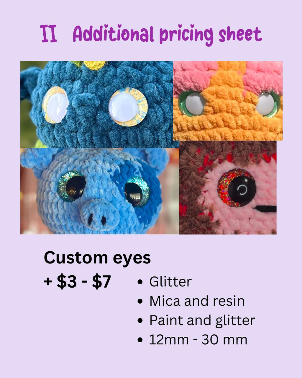 Custom Crochet Plushie - Made To Order