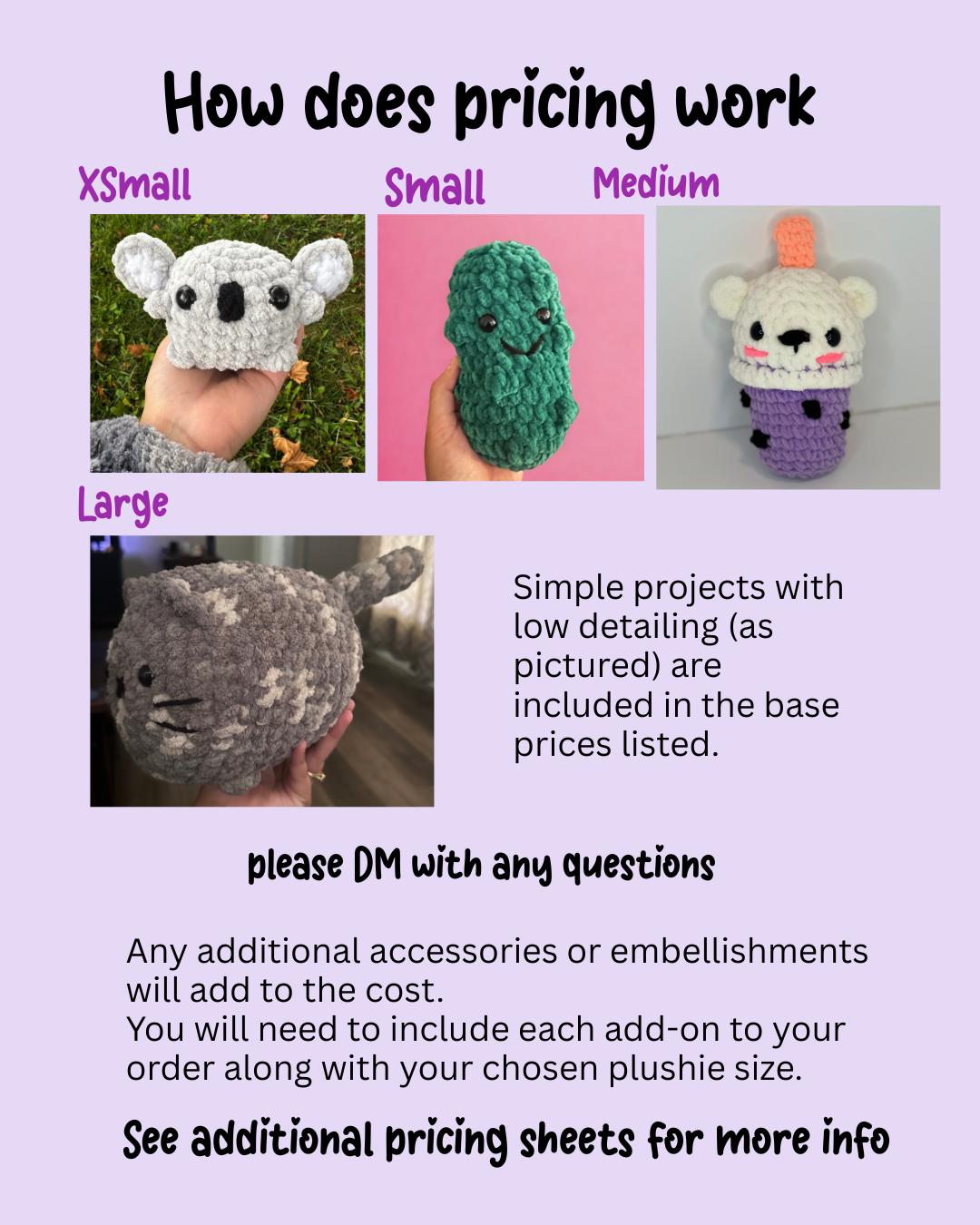 Custom Crochet Plushie - Made To Order