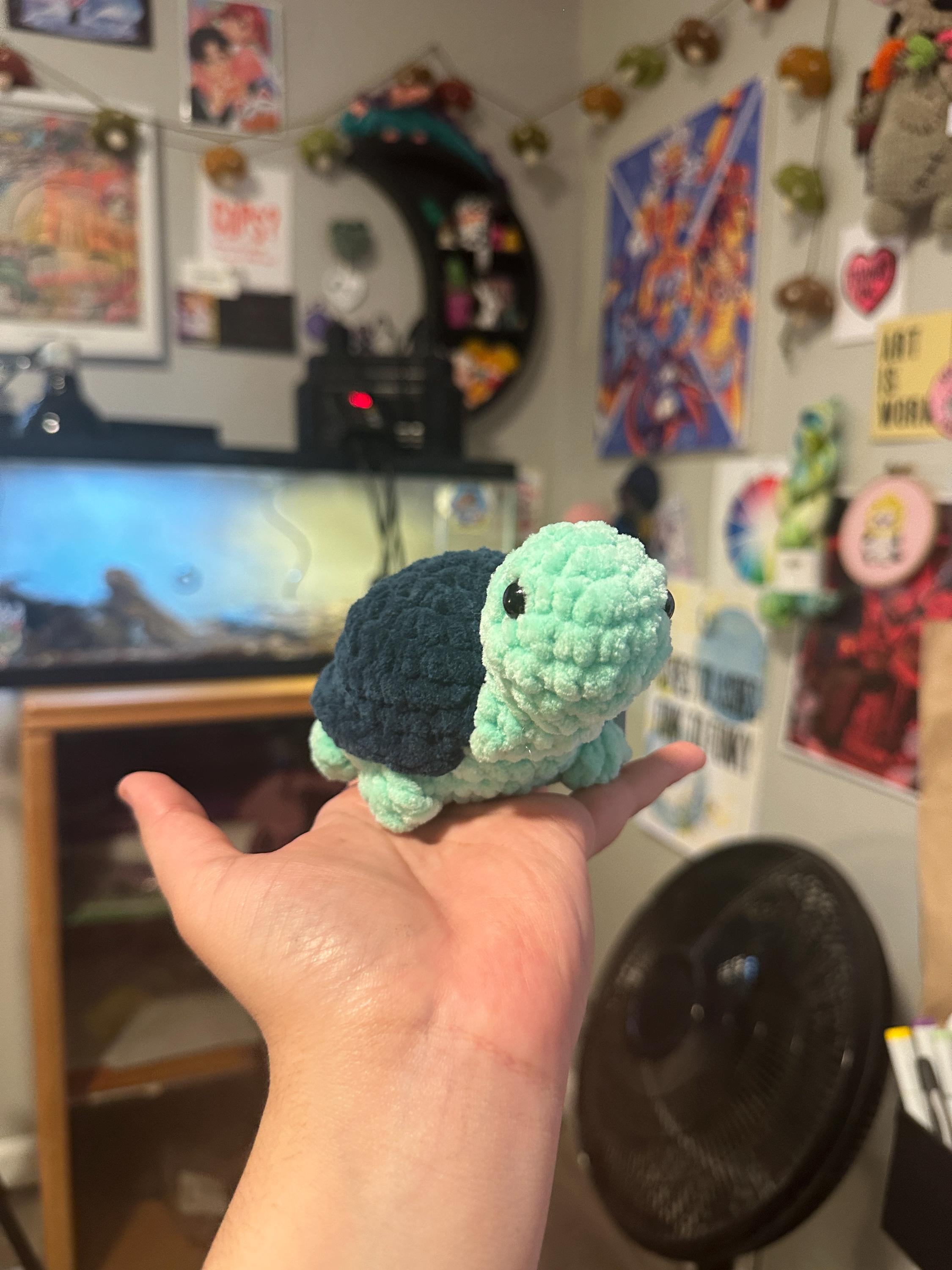 Small Turtle Crochet Plushie