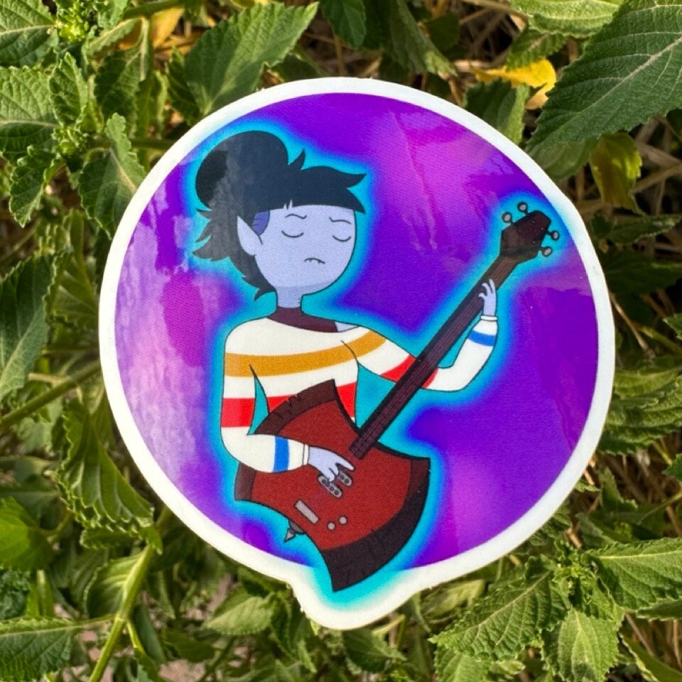 Marceline Guitar Vinyl Sticker