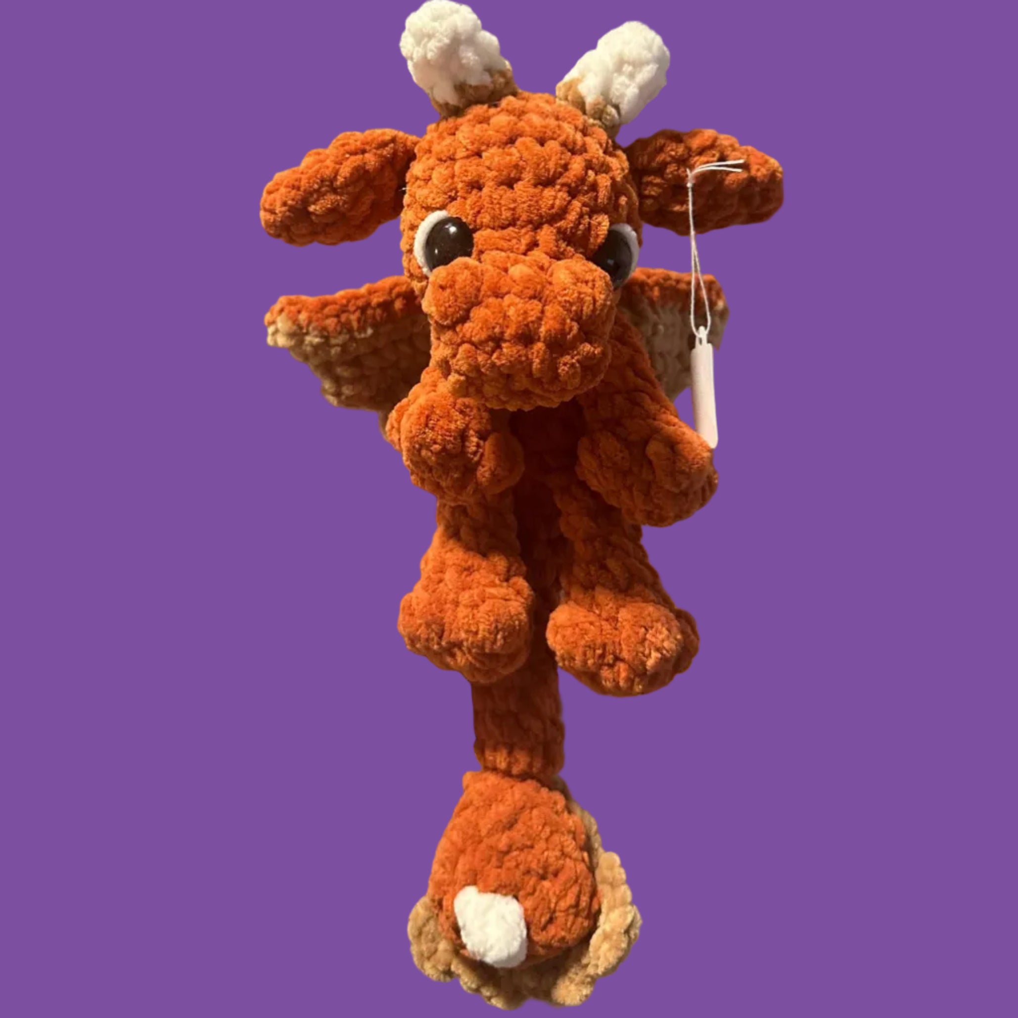 Pumpkin Pie Dragon Crochet Plushie