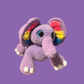 Pan Pride Elephant Crochet Plushie